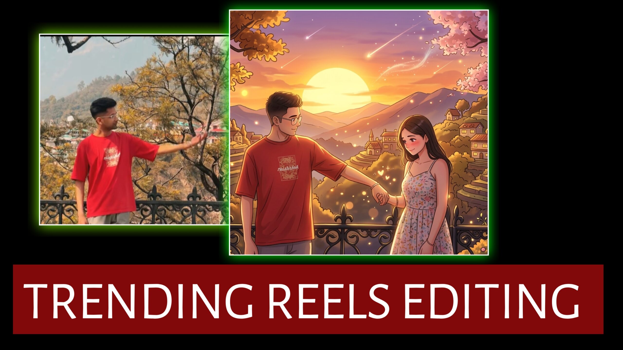 Boy and Girl Ai Video editing Prompt