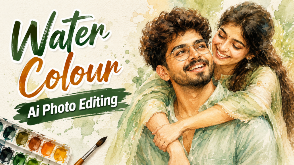 ChatGPT Water Colour Photo Editing Prompt